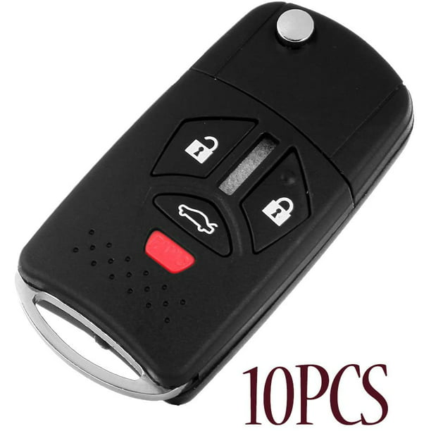 10Pcs Keyless 4 Buttons Remote Key Fob Case For GMC Buick Cadillac Chevrolet